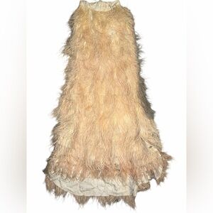 Women’s ostrich feather a-line skirt size 2